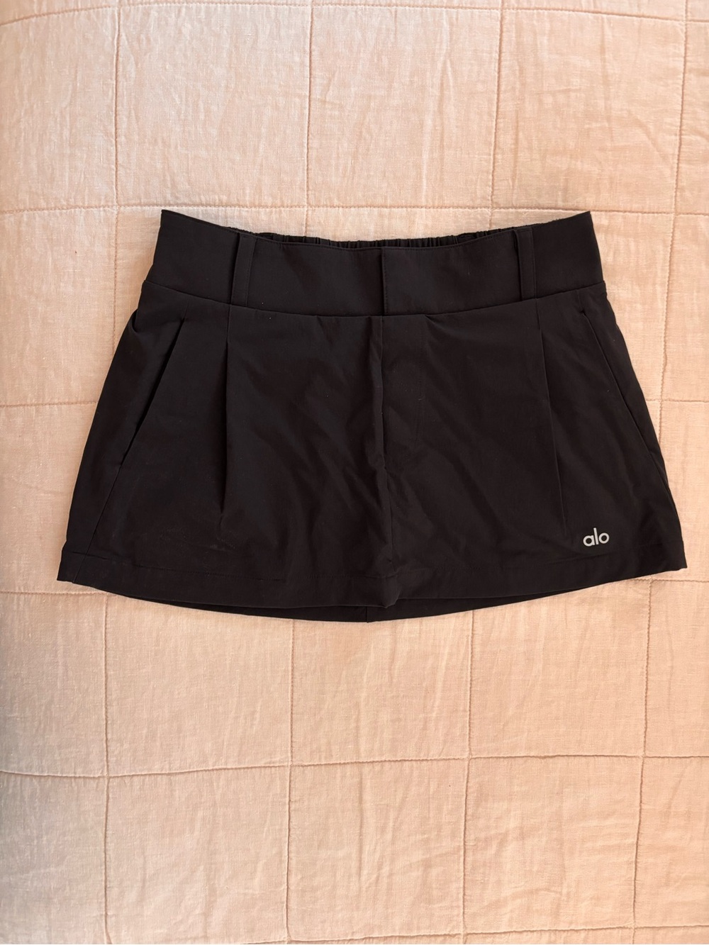 ALO Yoga Black Mini Skort